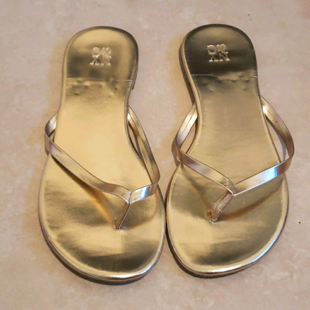 Ny&Co gold colored sandals